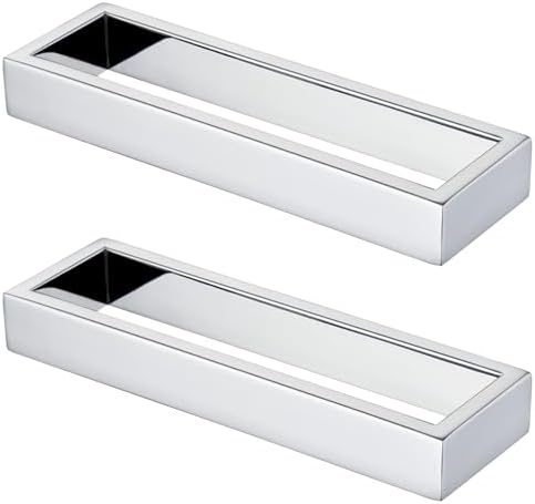 KOKOSIRI Towel Ring Chrome Hand Towel Bars Rack 9-Inch Kitchen Holders Polished Stainless Steel Bathroom Hardware Wall Mounted, 2 Pack B4008CH-L9-P2 by KOKOSIRI