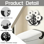 Anchor Toilet Paper Holder Wall Mount/Stand for Extra 8 Rolls - Image 3