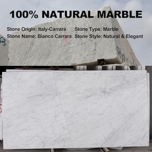 Koville Italian Carrara Marble Bookends for Shelves, Decorative Book Ends, 7lbs Heavy-Duty Marble Book Holders, Bookshelf Apartment Decor for Normal Books/CD/Video Games - Image 4