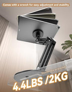 Jakeko Magnetic Portable Monitor Stand VESA Mount 75mm Travel 360° Swivel - Image 3