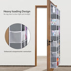Univivi Over the Door Organizer, 6 Tiers Large Behind Door Storage, Grey - Image 5