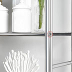 3-Tier Over the Toilet Storage, Metal Bathroom Shelve, Over Toilet Bathroom Organizer, Space Saver Bathrooms Shelve for Restroom Laundry Balcony, Black - Image 6