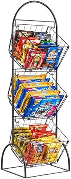 Sorbus 3 Tier Basket Stand for Fruit, Vegetables & Kitchen Storage - Image 5