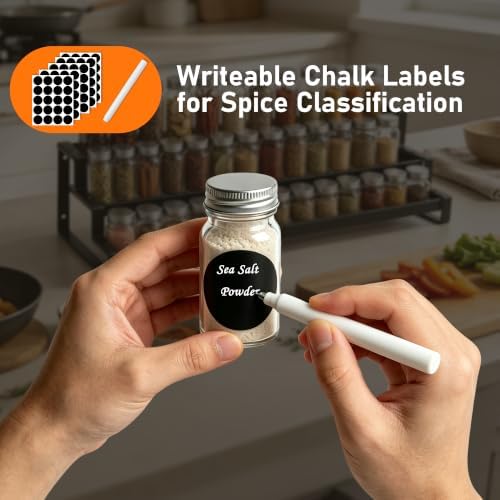 Adjustable 3-Tier Spice Rack – Expandable Metal Spicy Shelf Organizer - Image 3