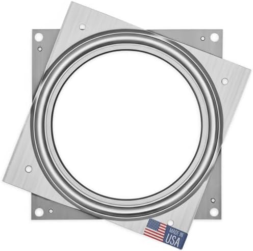 Lazy Susan Hardware, 6 inch, 500 lbs. Load Capacity, Pack of 5 Steel Lazy Susan Turntable Ball Bearing, by Woodpeckers by Woodpeckers