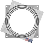 Lazy Susan Hardware, 6 inch, 500 lbs. Load Capacity, Pack of 5 Steel Lazy Susan Turntable Ball Bearing, by Woodpeckers by Woodpeckers