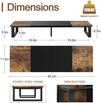 aboxoo 45" TV Riser Stand for 32-60 Inch TV, TV Shelf with Steel Legs - Image 5