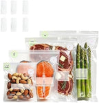 10.2 * 13.4 Inches Reusable Vacuum Sealer Bags for Food – 30 Packs by AllLifeAllHOPE