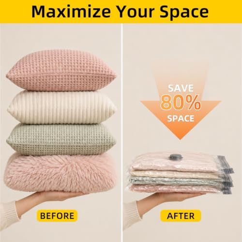 16 Pack Vacuum Storage Bags for Travel with pump Vacuum bags for clothing - Image 5