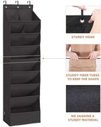 STORAGE MANIAC Over the Door Shoe Organizer Heavy-Duty Large Deep Pocket Hanging Shoe Organizer Shoe Rack Door Closet Shoe Organizer for Wall, Dorm & Narrow Door Storage Shoe Holder Black, 2 Pack - Image 6