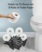 Ocean Fish Toilet Paper Holder Stand, Decorative Toilet Paper Storage - Image 2
