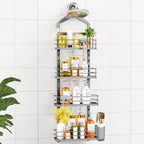 ODesign 4 Tier Adjustable Hanging Shower Caddy Over Showerhead Grey by ODesign