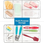 iDesign Interlocking 5-Section Drawer Organizer, Set of 2, Clear - Image 5