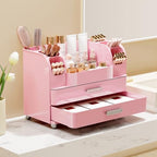 UFORU Makeup Organizer Countertop with 2 Large Drawers for Vanity Bathroom - Image 2
