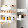 Mystozer Magnetic Spice Rack for Refrigerator White, 5 Pack by Mystozer