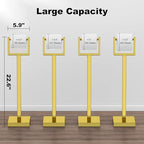 Brass Gold Toilet Paper Holder Stand，Stainless Steel Toilet Paper Holder Free Standing，Stable Weighted Base Floor Tissue Roll Holder for Bathroom，Modern Pivoting Toilet Paper Stand - Image 4