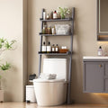 Solid Bamboo Over the Toilet Storage, 3-Tier Freestanding Toilet Shelf by WSHStories