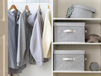 StorageWorks Fabric Storage Bins with Lids, Closet Storage Bins - Image 4
