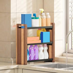 3 Tiers Bathroom Countertop Organizer, Bathroom Shelf, Makeup Organizer | Kitchen Countertop Organizer, Vanity Shelf, Bathroom Sink Organizer, Bathroom Organizers and Storage, Acacia - Image 7