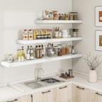 RICHFOCUS Long Floating Shelves for Wall 1Pack, White, 48" Lx8 D - Image 4