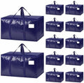 12 Pack Heavy Duty Waterproof Moving Bags, Foldable Totes by Unknown