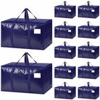 12 Pack Heavy Duty Waterproof Moving Bags, Foldable Totes by Unknown