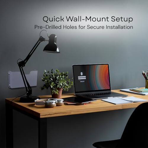 Single Pocket Wall File Organizer, Metal Letter Size Office Wall Organizer - Image 5
