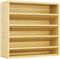 Orimade 4 Tier Spice Rack Organizer for Cabinet, Freestanding Bamboo Seasoning Rack for Countertop, Cupboard, Pantry, Kitchen, 13.18 x 4.13 x 12.2 inches(Spice Jars Not Included) by Orimade