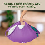 Laundry Turtle Collapsible Laundry Basket for Washer & Dryer (Lavender, Large) - Image 3