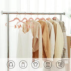 SONGMICS 24 Pack Pants Hangers, 16.7 Inch, Heavy-Duty, Non-Slip - Image 2