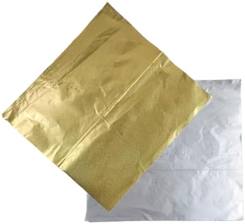 Premium Quality 9" x 10.75" Gold Interfolded Aluminum Foil Pop-Up Precut Sheets - Ideal for Storing, Grilling, Cooking Food - Aluminum Foil Wraps (6 Boxes of 200) - Image 2