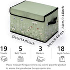 Fabric Storage Bins with Lids,Under Bed Storage Containers 3Pack - Image 2