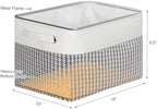 Fabric Storage Bins for Shelves, Rectangle Storage Basket, 3 Pack - Image 2