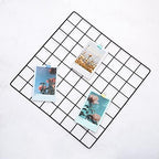 PATIKIL 16"x16" Wire Grid Panel, 2 Pack Wall Grid Decorative Panels Board Photo Pictures Display Decor Hanging Organizer for Home Office, Black - Image 4