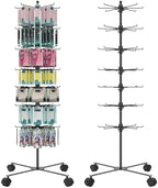 Retail Display Stand 7 Layer - Alloy Steel Jewelry Display for Vendors - 360°Rotating Display Stand for Jewelry, Key Chain, Cotton Candy by Unknown