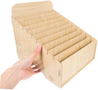 Rustic Wooden Mail Organizer Box for Efficient Sorting of Bills Receipts Documents Versatile Desk Organizer with Capacity for Home Use - Image 3