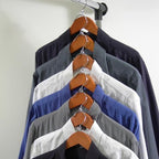 Proman Products Wooden Hangers Kascade Space Saving Clothes Hangers 50 Pack - Image 6