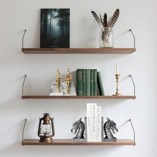 Book Ends for Shelves to Hold Books Heavy Duty,Decorative Bookend - Image 3
