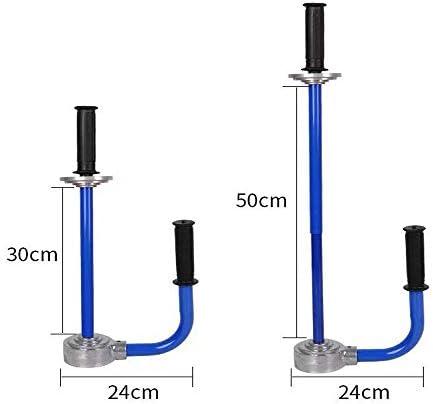 Pallet Stretch Film Packing Machine Shrink Wrap Dispenser Holder, Hand Stretch Wrapping Tool, Adjustable Height from 12-20 inch (Blue) - Image 2