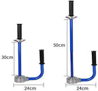 Pallet Stretch Film Packing Machine Shrink Wrap Dispenser Holder, Hand Stretch Wrapping Tool, Adjustable Height from 12-20 inch (Blue) - Image 2
