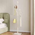 JIAYUEJU Freestanding Coat Rack Marble Base Coat tree Heavy Duty(White) | Tree-shaped Easy Assembly Space Saver Metal Frame 8 Hooks for Entryway Bedroom Living Room Office Corner by JIAYUEJU