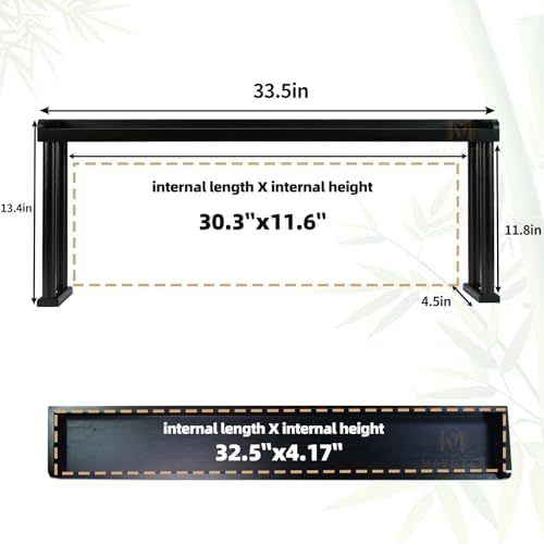 Bamboo Over the Stove Shelf,Shelf for Back of Stove Spice Rack Organizer - Image 4