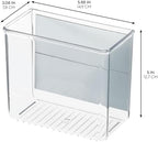 iDesign Magnetic Small Clear Plastic Organizer Bins, 2-Pack - Image 3