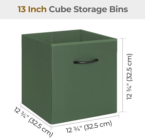 StorageWorks 13x13 Storage Cubes, Cube Organizer Bins, Green, 4-Pack - Image 2