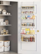 6-Tier Over Door Pantry Rack, Heavy Duty Storage Shelf for Laundry by Unknown