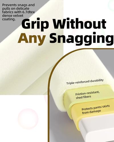Felt Hangers White Velvet Hangers, Thin Pants Hangers 20 Pack, Adult Hanger - Image 3
