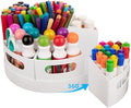 CraftGenes Rotating Art Supply Organizer, 7 Removable Compartments, White by CraftGenesTools