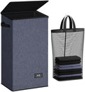SOLEDI 100L Laundry Hamper with Lid, Large Collapsible Laundry Basket by SOLEDI