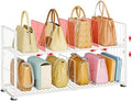 koozuuyk Purse Organizer for Closet,2 Tier Handbag Wire Organizer Rack by koozuuyk