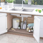SIKADEER Waterproof Under Sink Mat Silicone 25"x19", Kitchen Cabinet Liner - Image 2